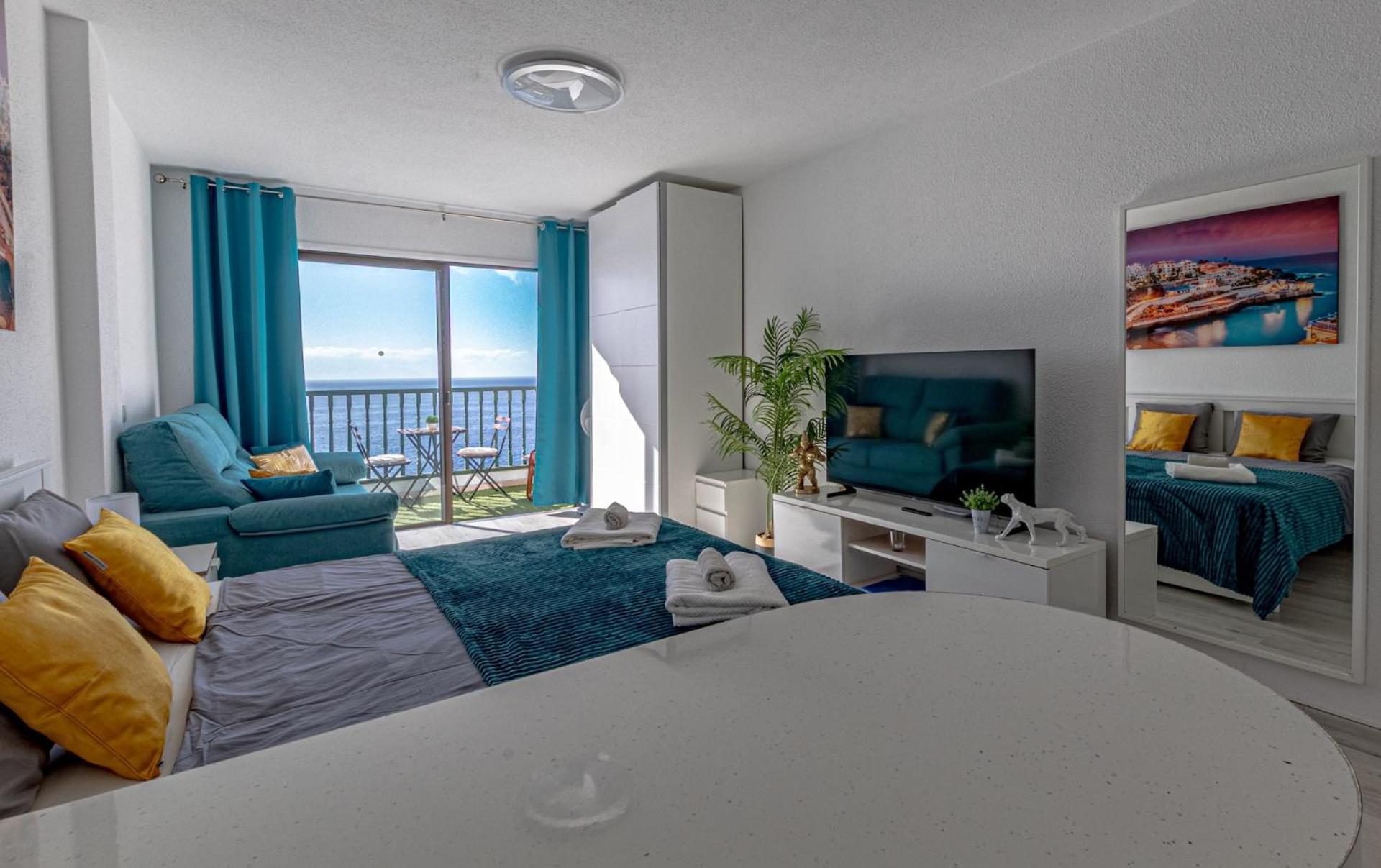 Oceanfront Studio By Dream Homes Tenerife 圣地亚哥港 外观 照片