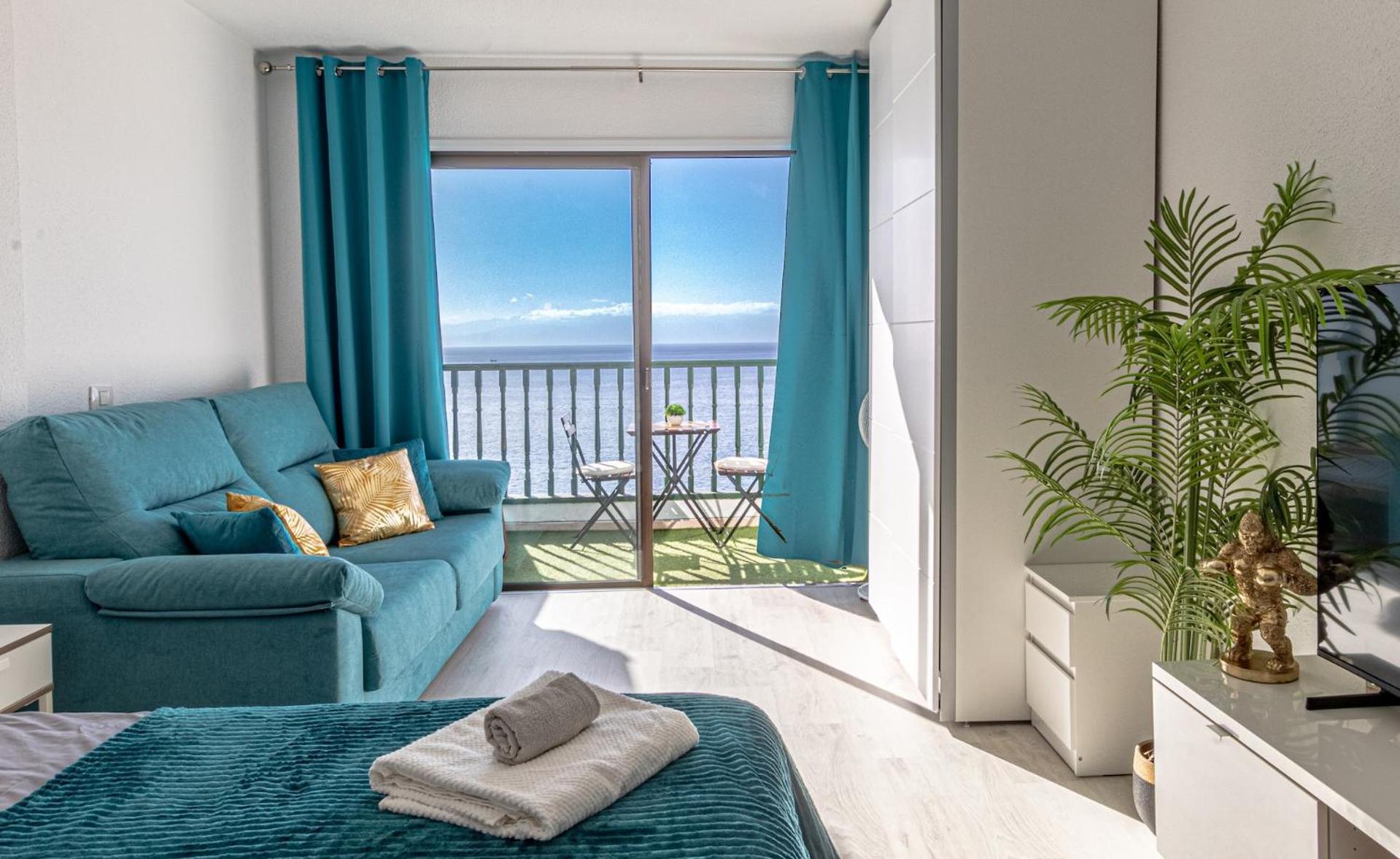 Oceanfront Studio By Dream Homes Tenerife 圣地亚哥港 外观 照片